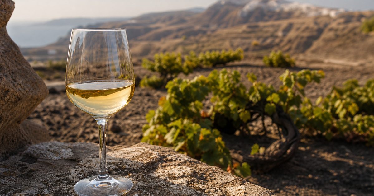 Assyrtiko uitgelegd: waarom Santorini zo zilt, strak en onvergetelijk smaakt